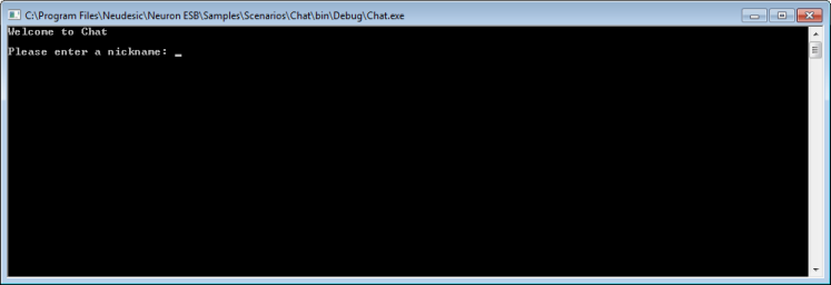 Chat session - nickname.