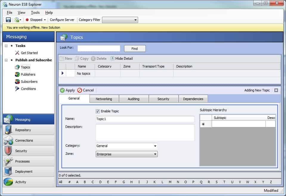 Configuring Neuron New Topic