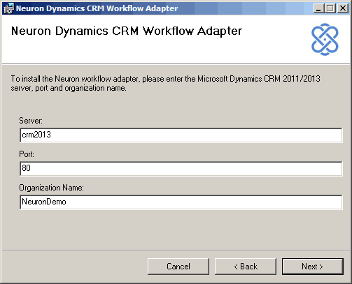 Dynamics CRM Workflow Adapter