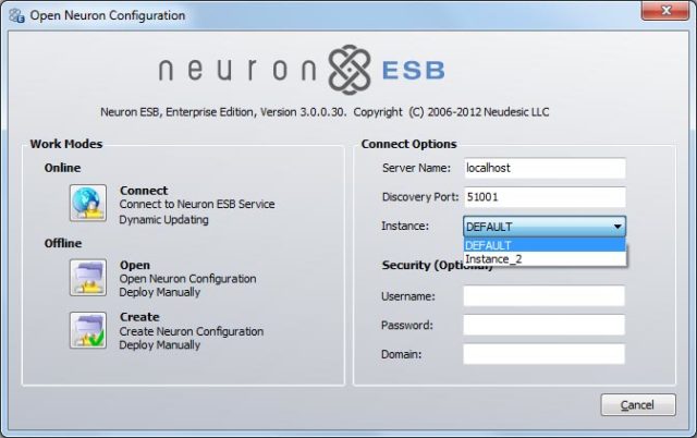 The Neuron Explorer Open dialog