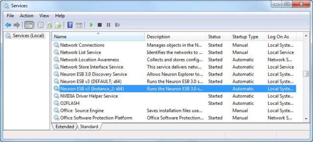 The Instance_2 Neuron ESB Runtime Service