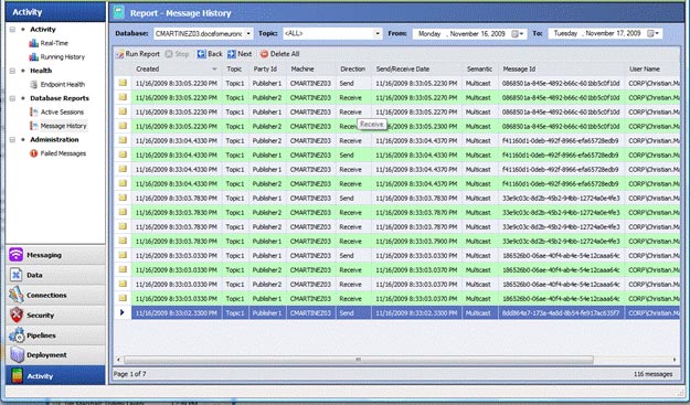 Ops - Message History Fig.1