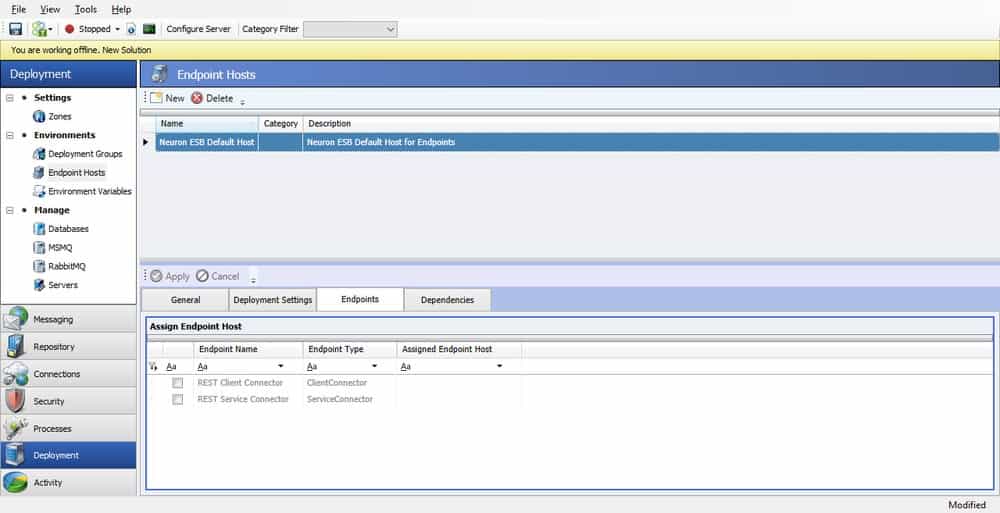 Import ESB Config - Endpoint