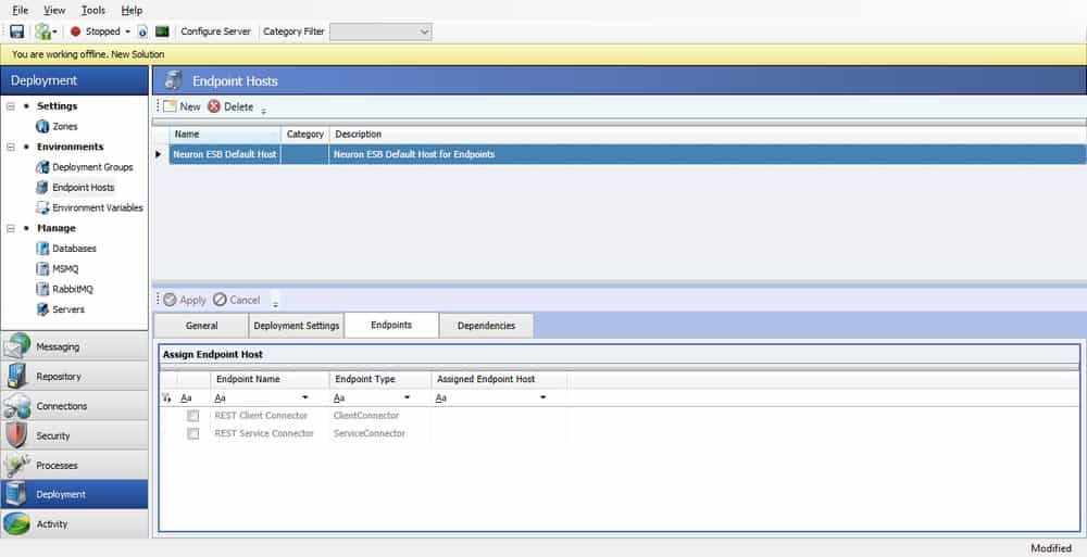 Import ESB Config - Endpoint